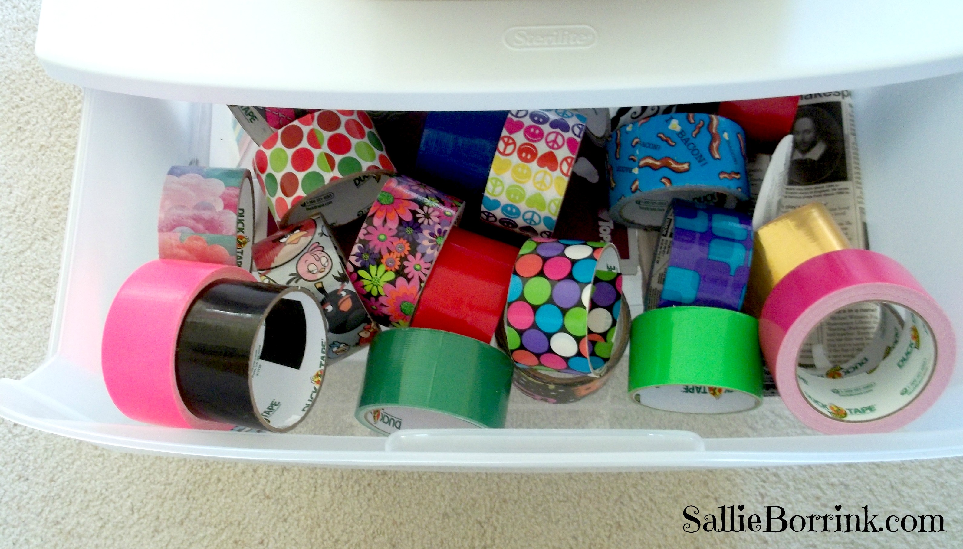 Duck Tape Drawer of Endless Possibilities