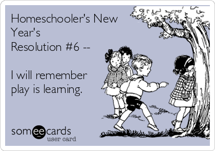 Homeschooler's New Year's Resolution #6 - See the full list at SallieBorrink.com