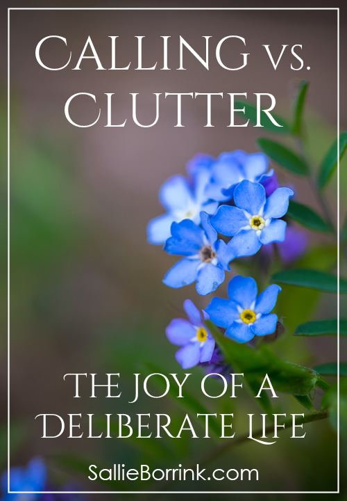 Calling vs. Clutter - The Joy of a Deliberate Life