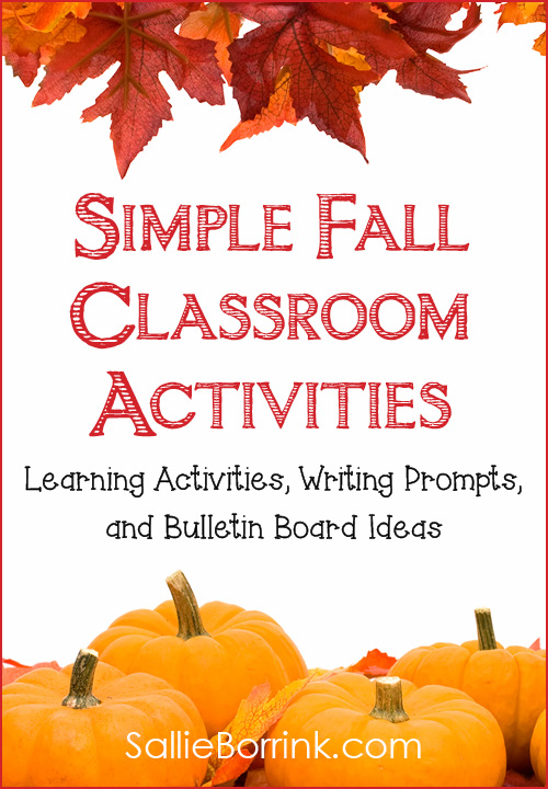 Simple Fall Learning Activities, Writing Prompts, and Bulletin Boards Ideas