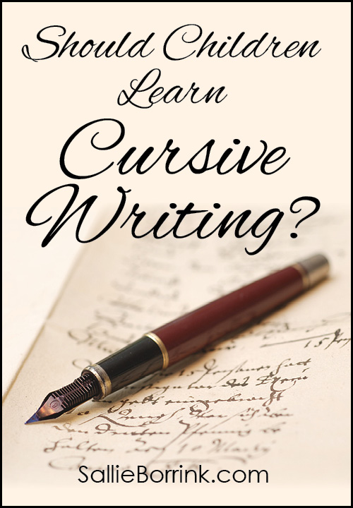 Should children learn cursive writing 