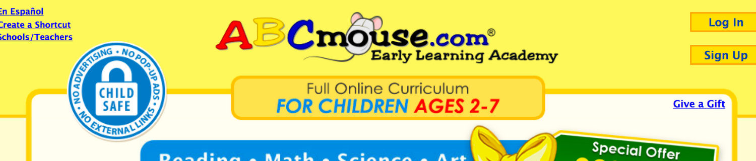 ABC Mouse Website