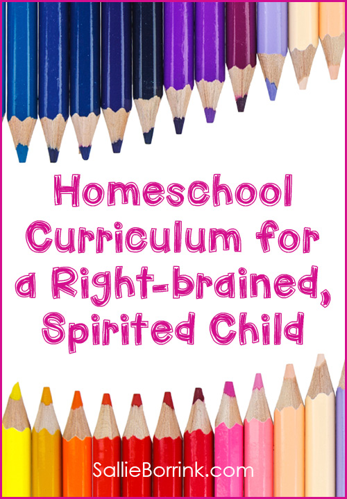 Homeschool Curriculum for a Right-brained, Spirited Child