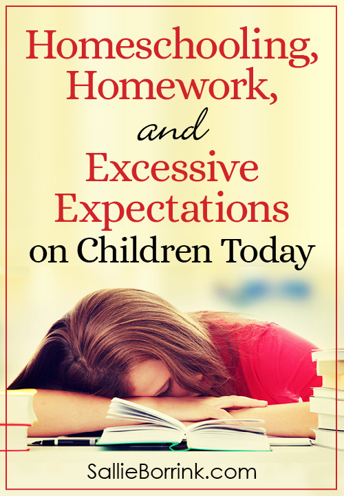 Homeschooling, Homework and Excessive Expectations on Children Today