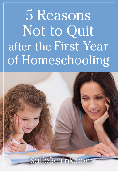 5 Reasons Not to Quit after the First Year of Homeschooling