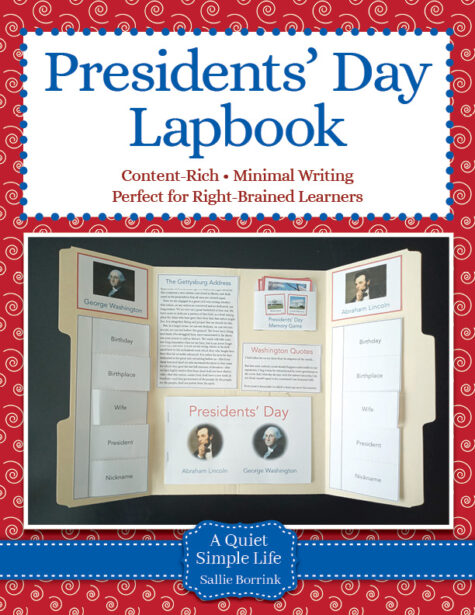 Presidents' Day Lapbook, Interactive Notebook