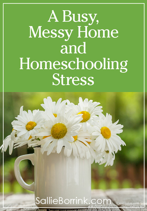 A Busy, Messy Home and Homeschooling Stress