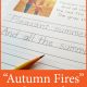 Autumn Fires Copywork