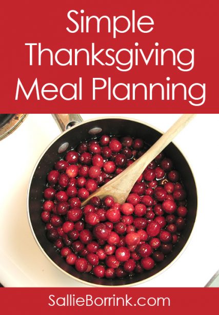 Simple Thanksgiving Meal Planning