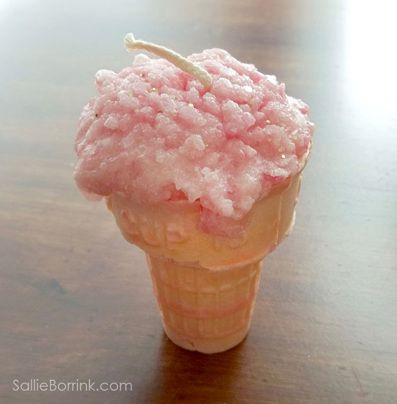 Ice Cream Cone Candle Craft - Elementary School Crafts From 1970s Childhood