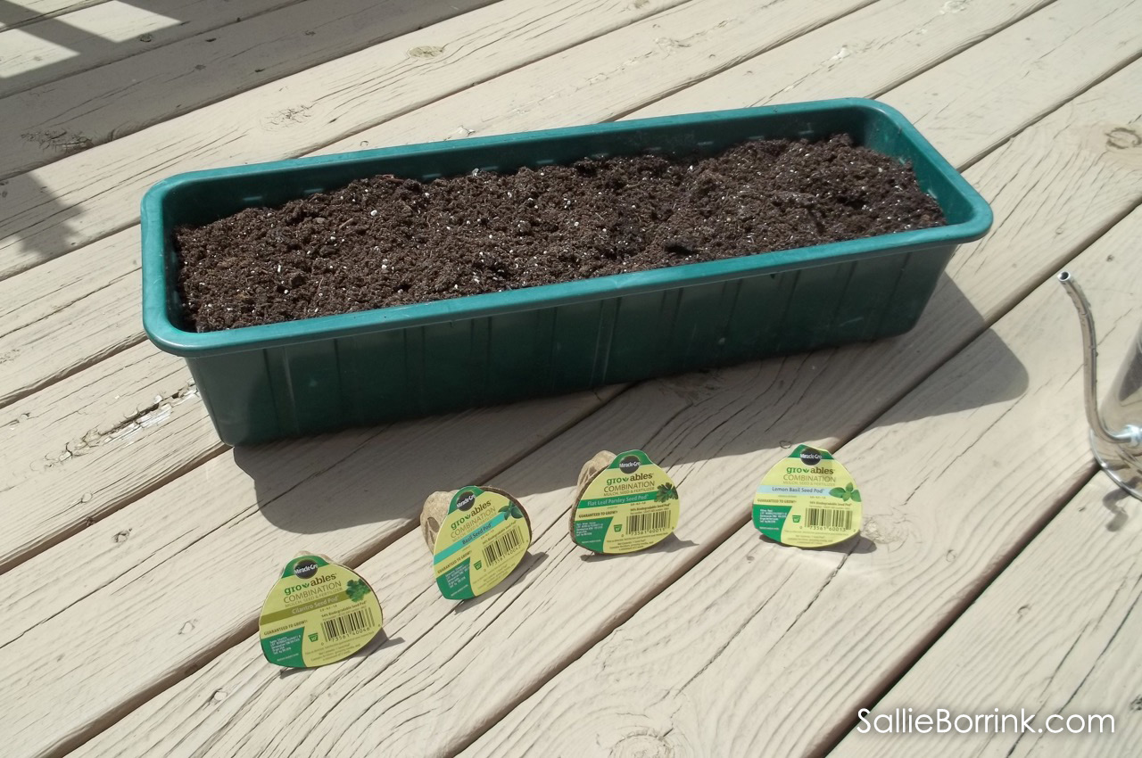 Grow-able seed pods come ready to plant in your container