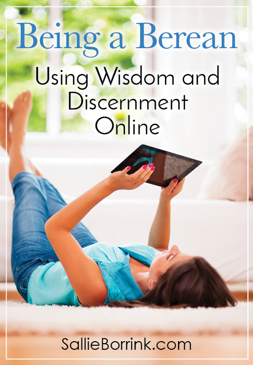 Being a Berean – Using Wisdom and Discernment Online