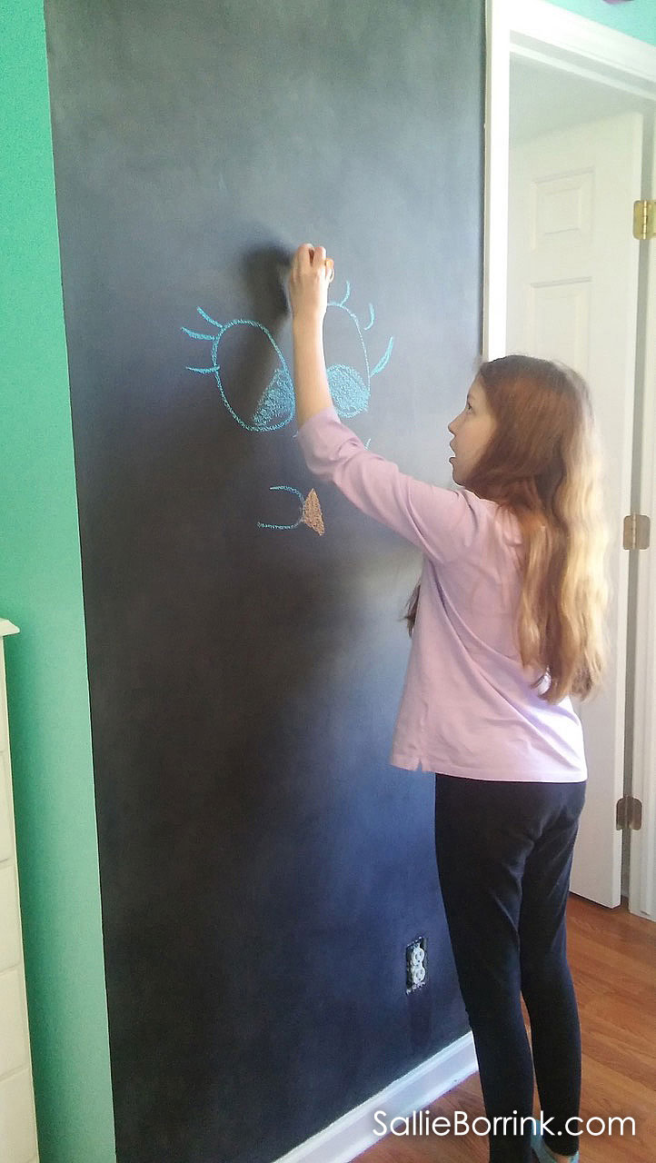 Chalkboard Walls in a Kid's Room