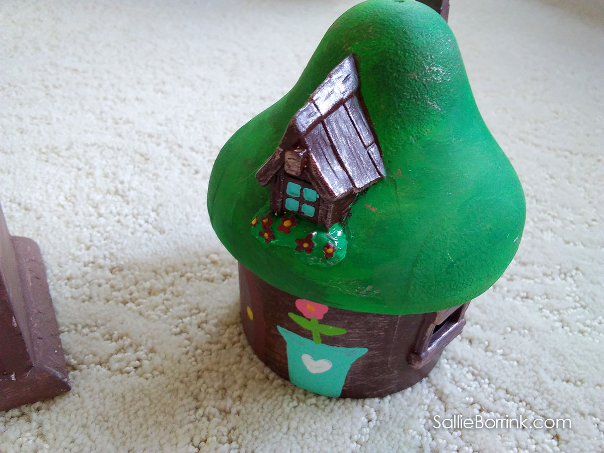 Fairy Houses Painted with Acrylics 3