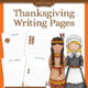 Thanksgiving Writing Pages