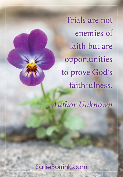 Trials are not enemies of faith but are opportunities to prove God’s faithfulness.