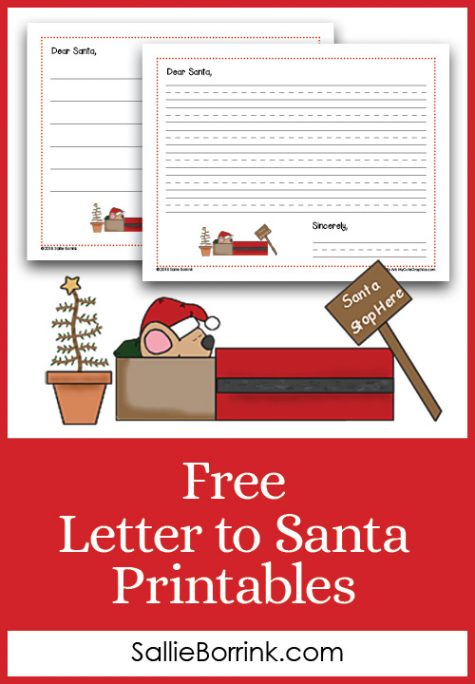 Free Letter to Santa Printable - A Quiet Simple Life with Sallie Borrink