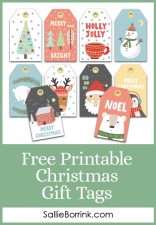 Free Printable Christmas Gift Tags | Sallie Borrink