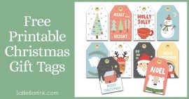 Free Printable Christmas Gift Tags | Sallie Borrink