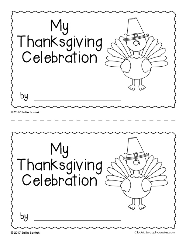 Free Thanksgiving Celebrations Mini Book A Quiet Simple Life with