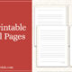 Free Printable Journal Pages