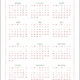 Year-at-a-Glance Calendars {2023 & 2024}