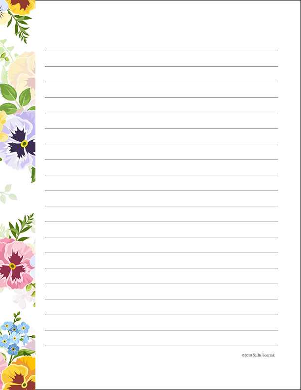 Free Printable Journal Pages A Quiet Simple Life With Sallie Borrink