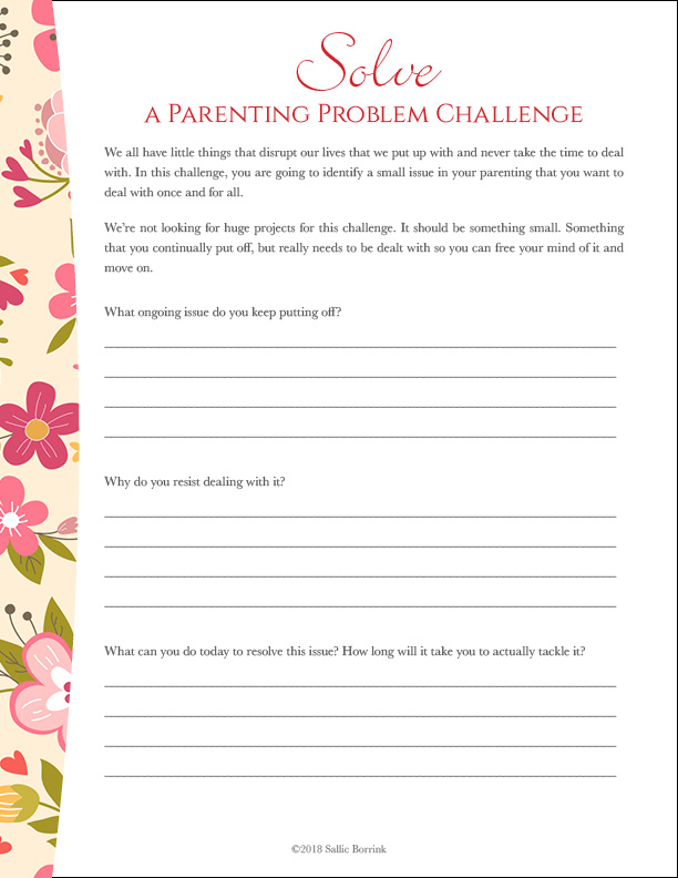 Solve a Parenting Problem