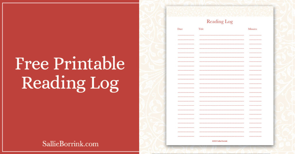 Free Classic Printable Reading Log