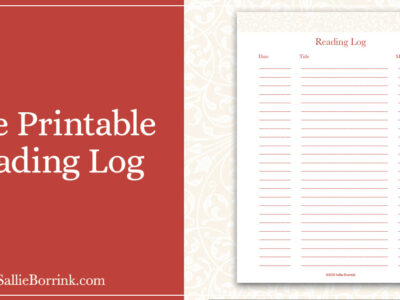 Free Classic Printable Reading Log