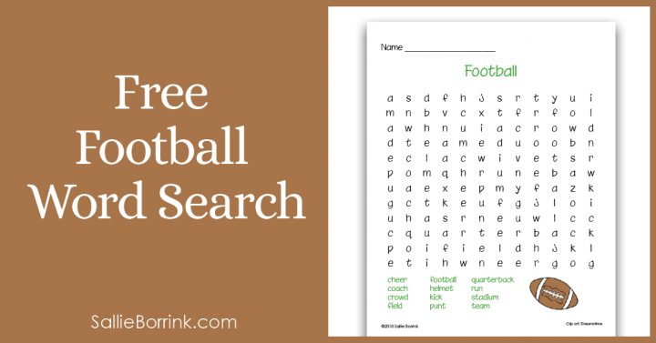 football word search carinewbi