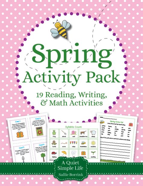Spring Printable Activity Pack