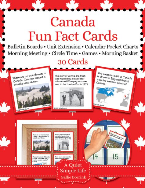 Canada Fun Fact Cards