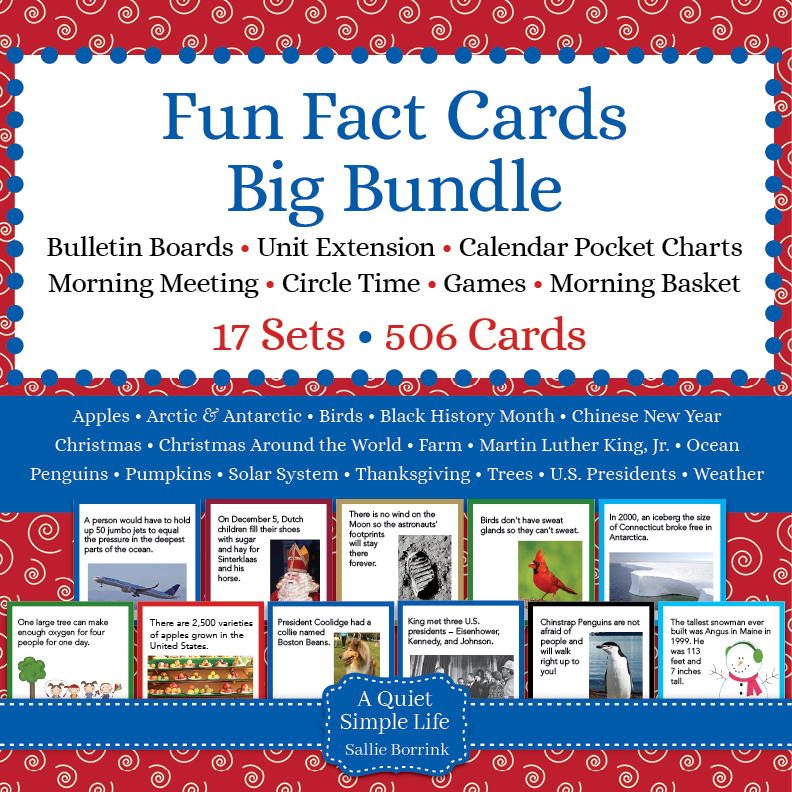 Fun Fact Cards Big Bundle