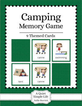 Camping Memory Game