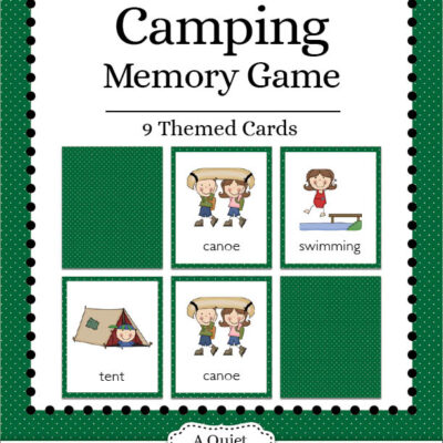 Camping Memory Game