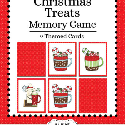 Christmas Treats Memory Game