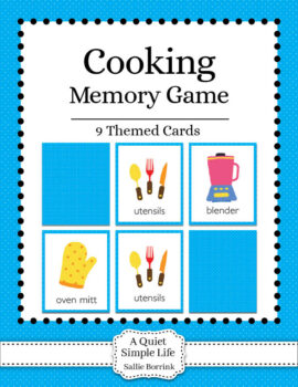 Cooking Memory Game