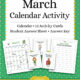 March Calendar Activity 2