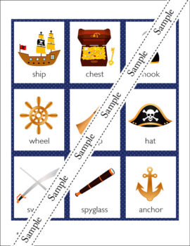 Pirates Memory Game Printable | Sallie Borrink
