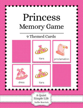 Princess Memory Game