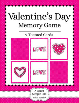 Valentine's Day Memory Game