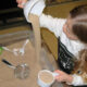 Creating an indoor sandbox for preschoolers SIMPLE