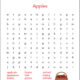 Apples Word Search