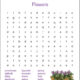 Flowers Word Search