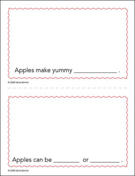 My Apple Book | Printable Booklet | Sallie Borrink