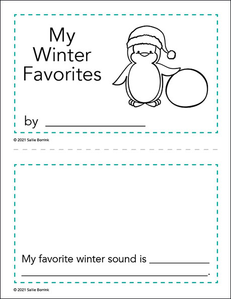 My Winter Favorites - Printable Booklet