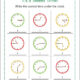 Telling Time Worksheet - Quarter Hour