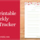Free Printable Weekly Habit Tracker