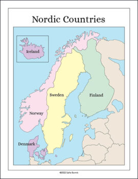 Christmas in Sweden - Worksheets &amp; Printable Activities | Sallie Borrink